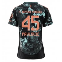 Echipament fotbal Bayern Munich Aleksandar Pavlovic #45 Tricou Deplasare 2024-25 pentru femei maneca scurta